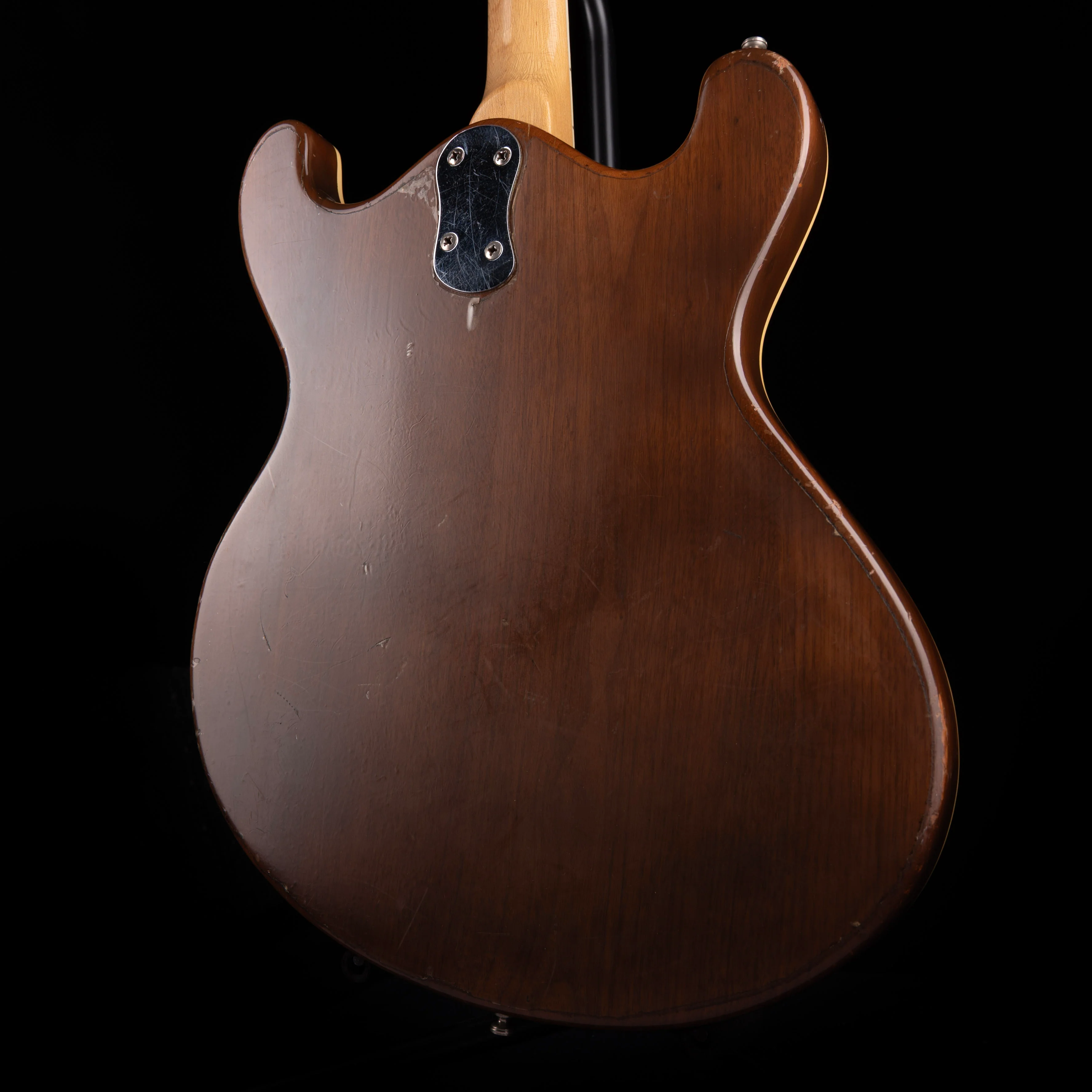 Vintage 60's Mosrite Joe Maphis Bass Natural With OHSC - Image 16