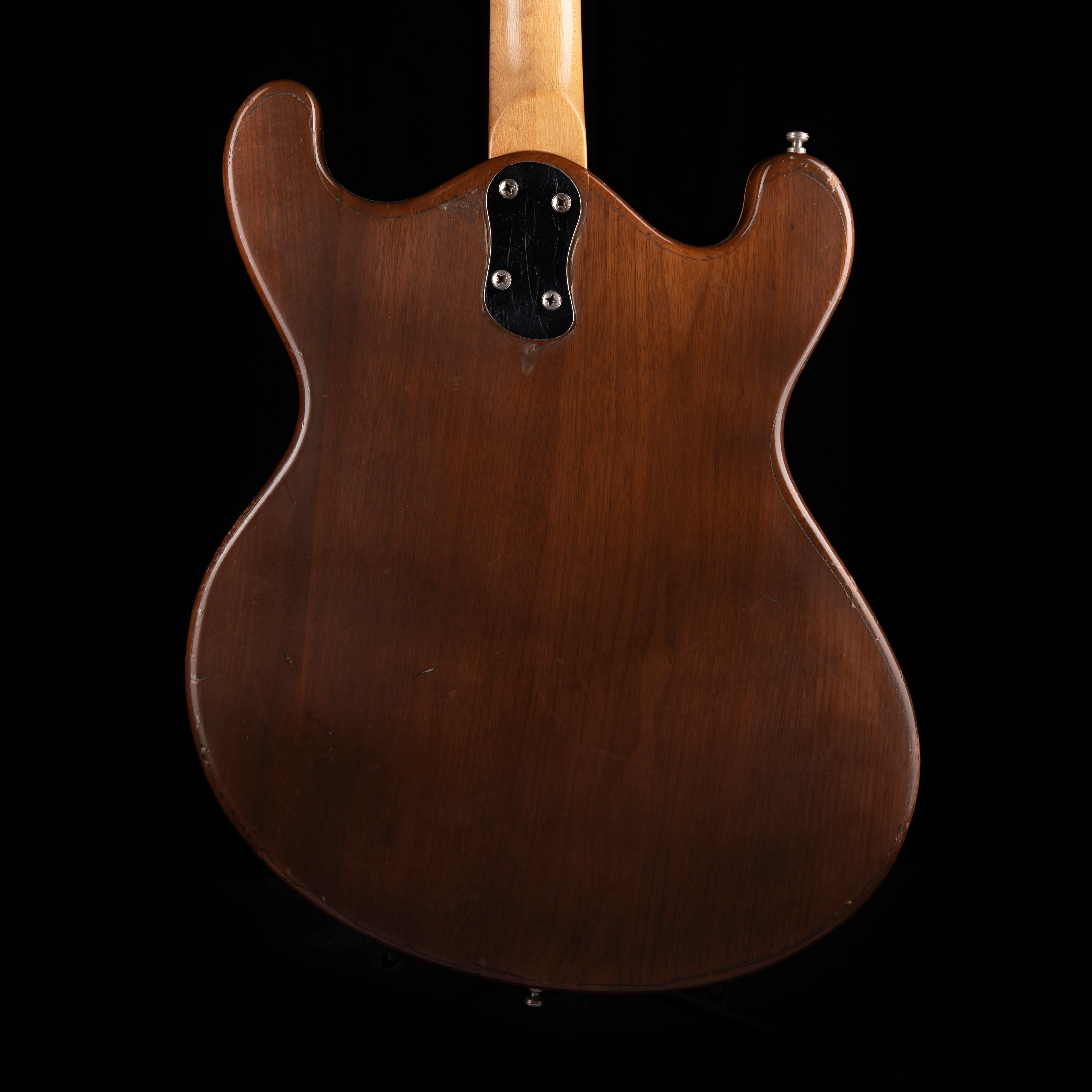 Vintage 60's Mosrite Joe Maphis Bass Natural With OHSC - Image 17