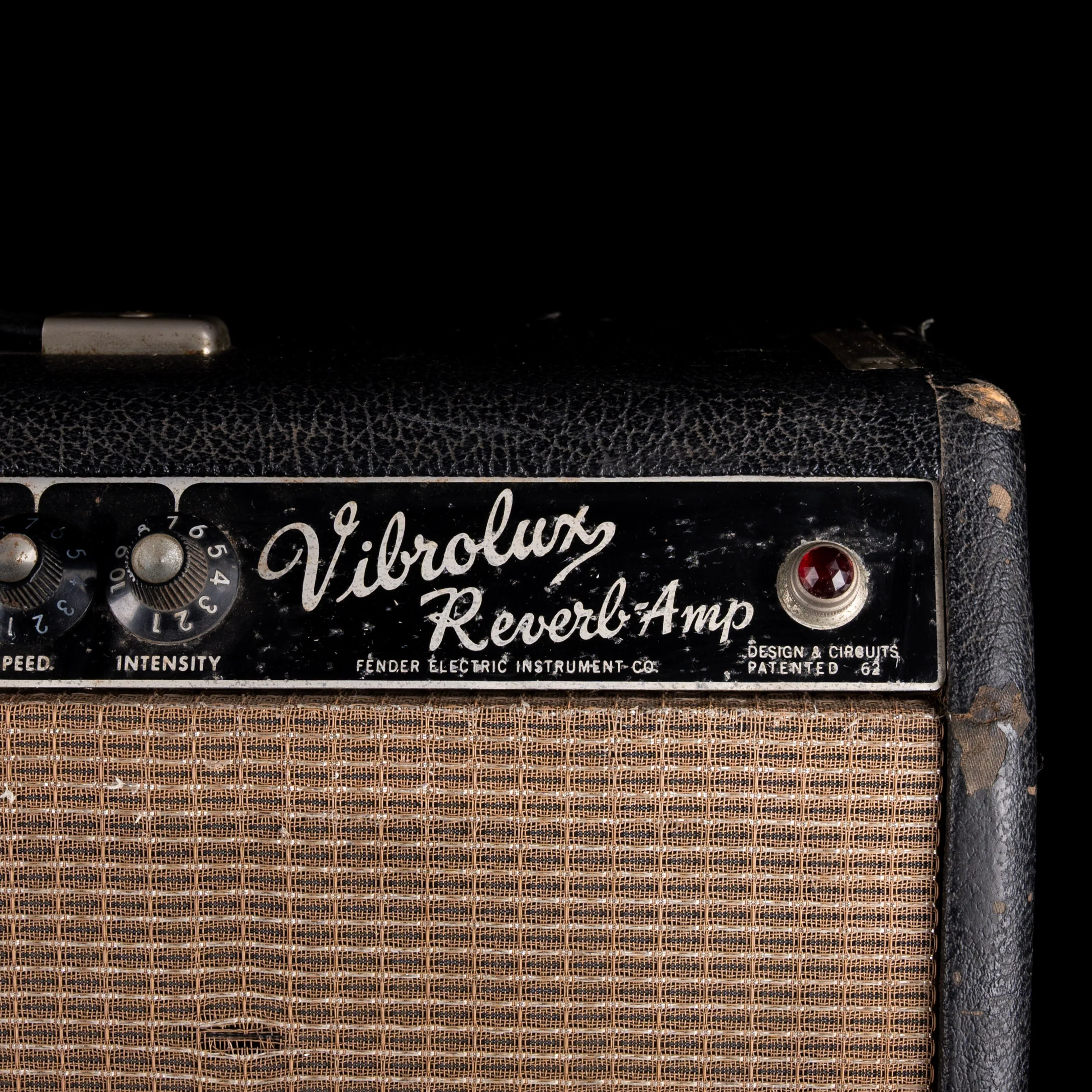 Vintage Pre-CBS 1964 Fender Vibrolux Reverb 35-Watt 2x10" Guitar Amp Combo With Cover - Image 5