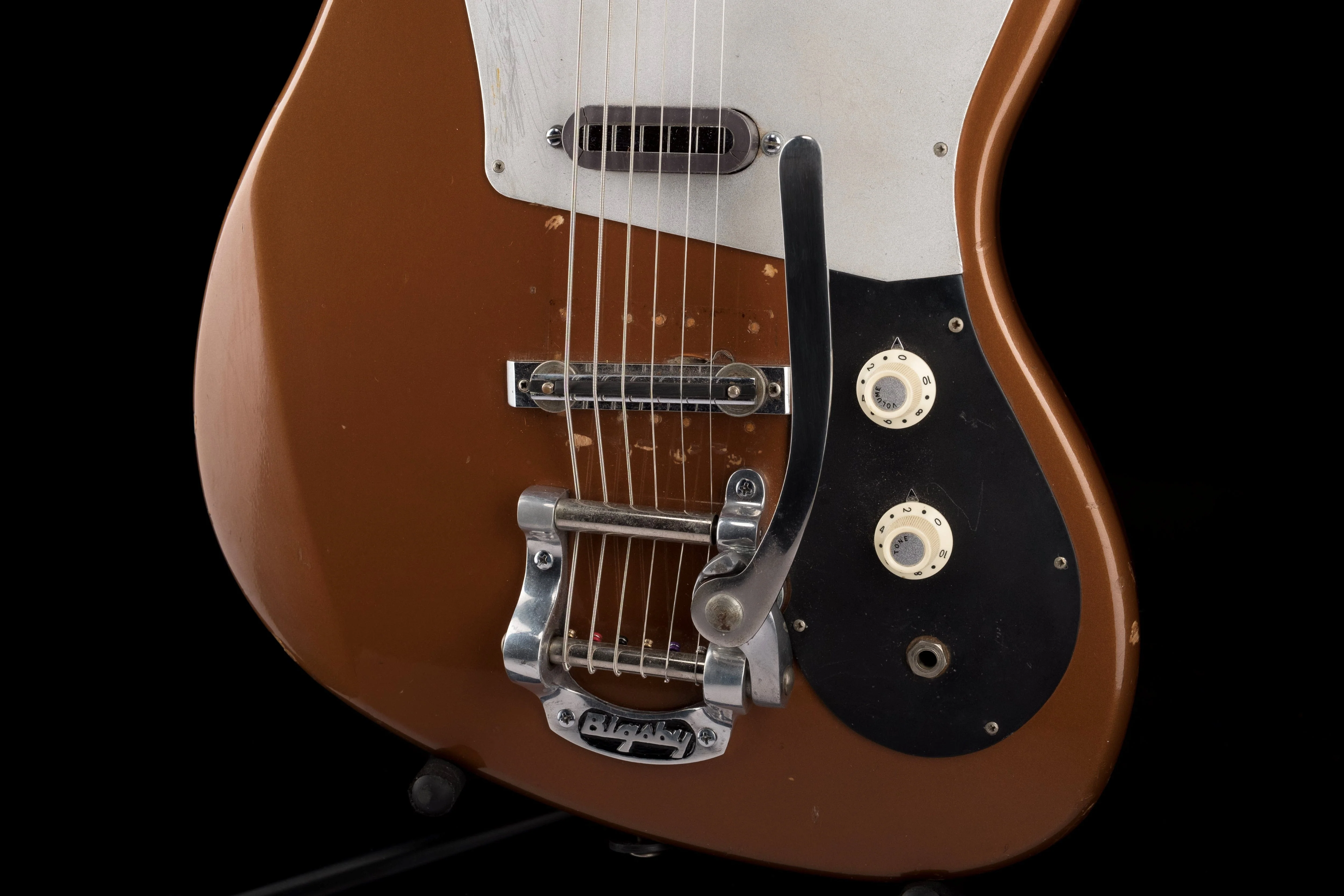Vintage Teisco Bass VI Owned by Ry Cooder - Image 4