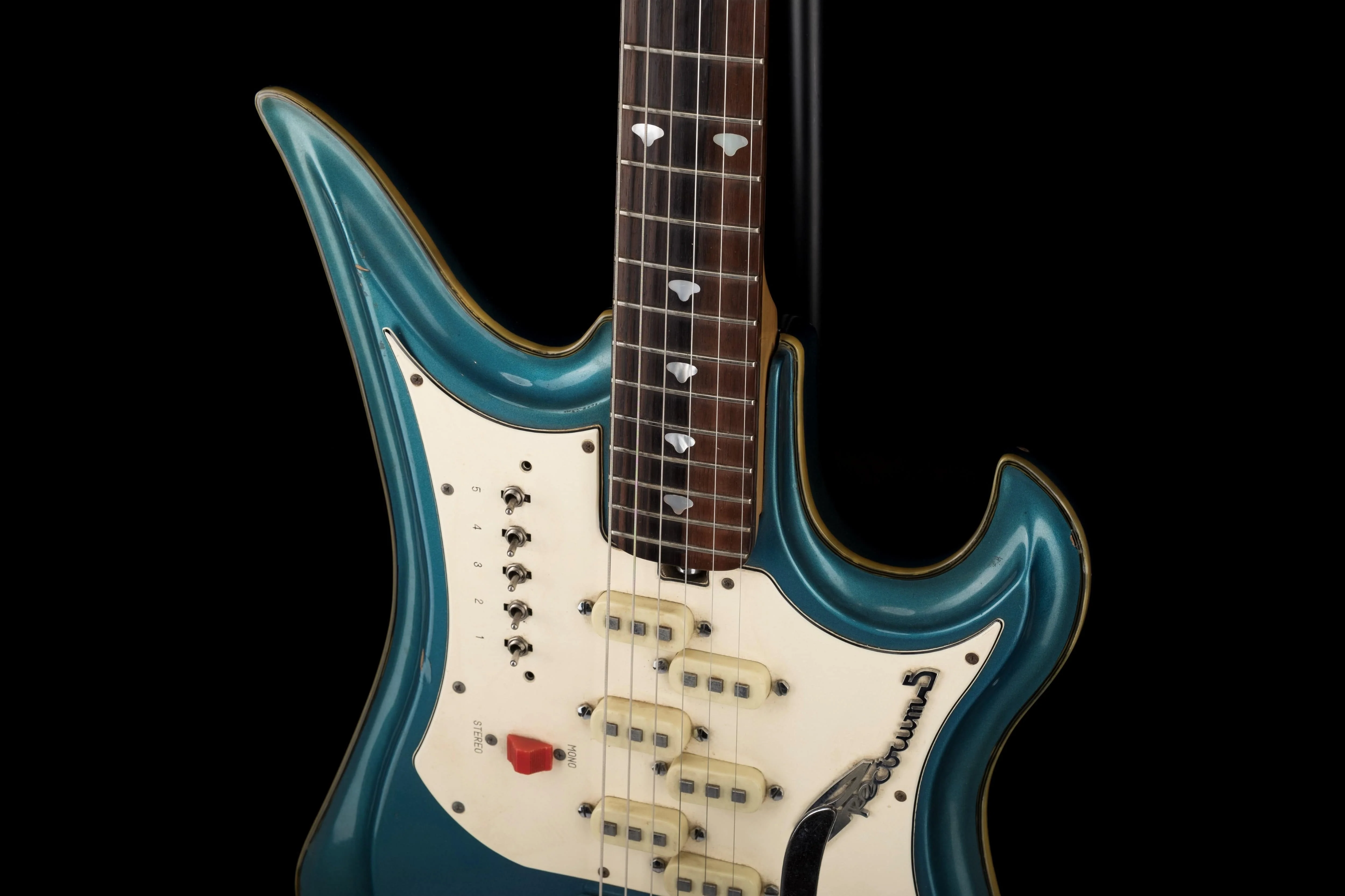 Vintage Teisco Spectrum V Owned by Ry Cooder - Image 10