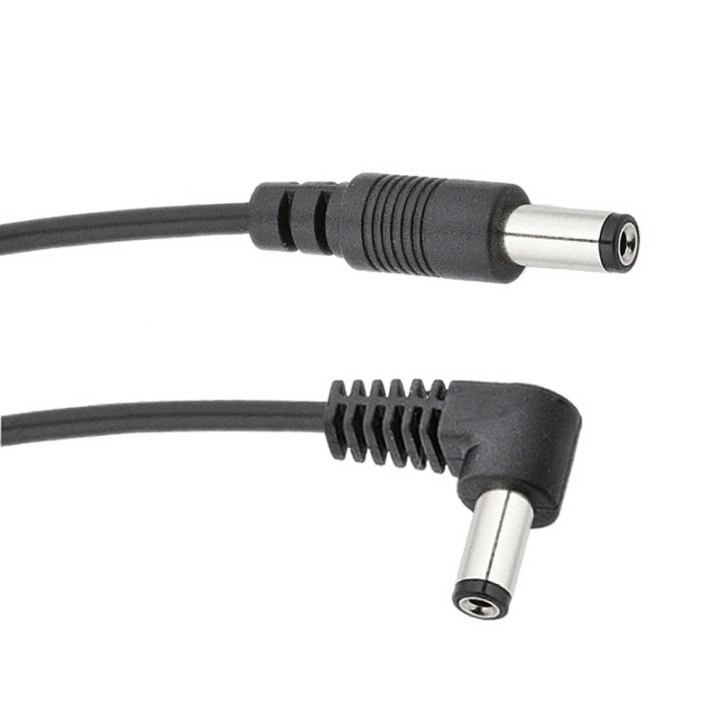 Voodoo Lab PPBAR-R24 2.1mm right-angle on both ends: 24” Power Cable