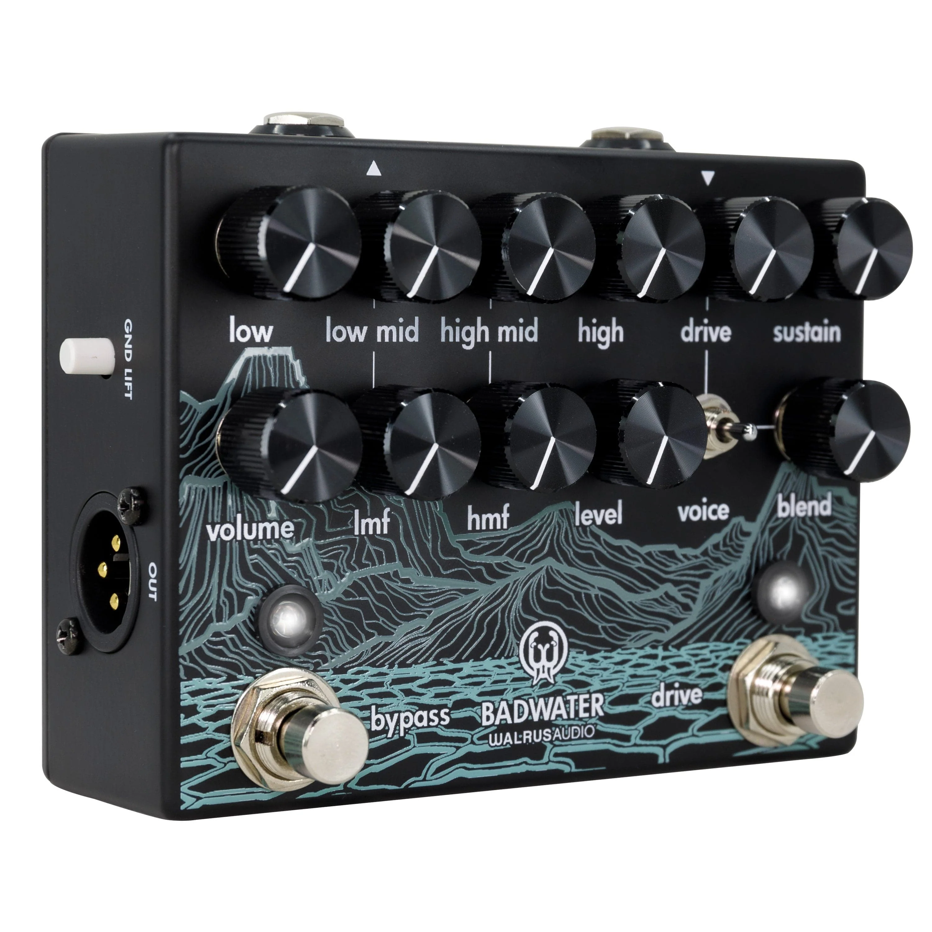 Walrus Audio Badwater Bass Preamp D.I. Guitar Effect Pedal - Image 4