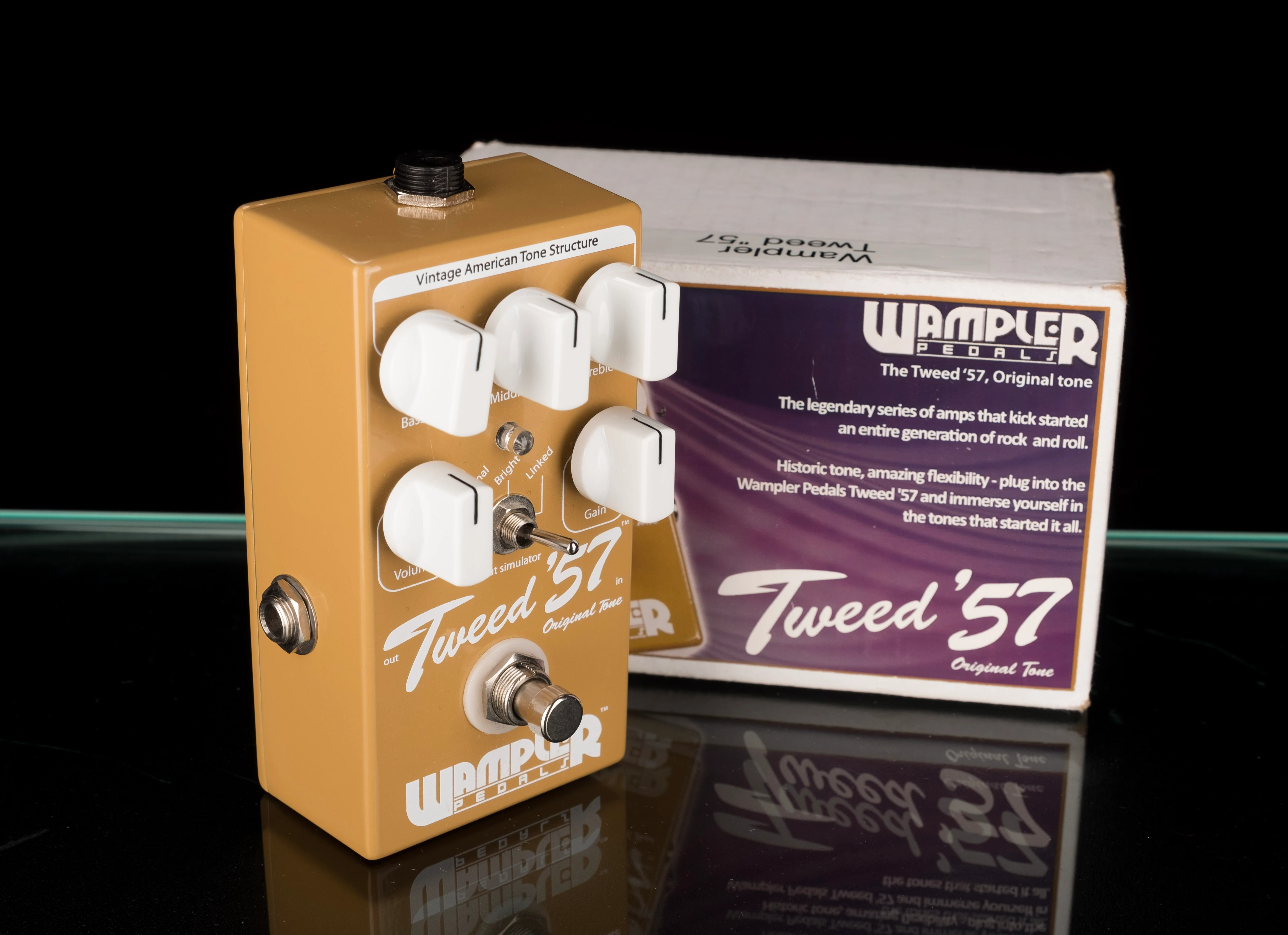 Used Wampler Tweed 57 Overdrive Pedal With Box