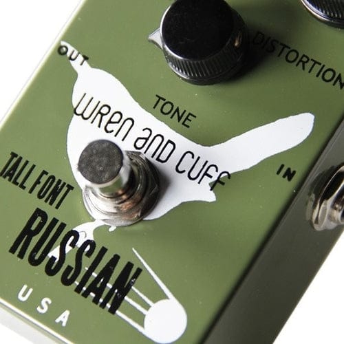 Wren and Cuff Tall Font Russian Fuzz Guitar Effect Pedal - Image 2