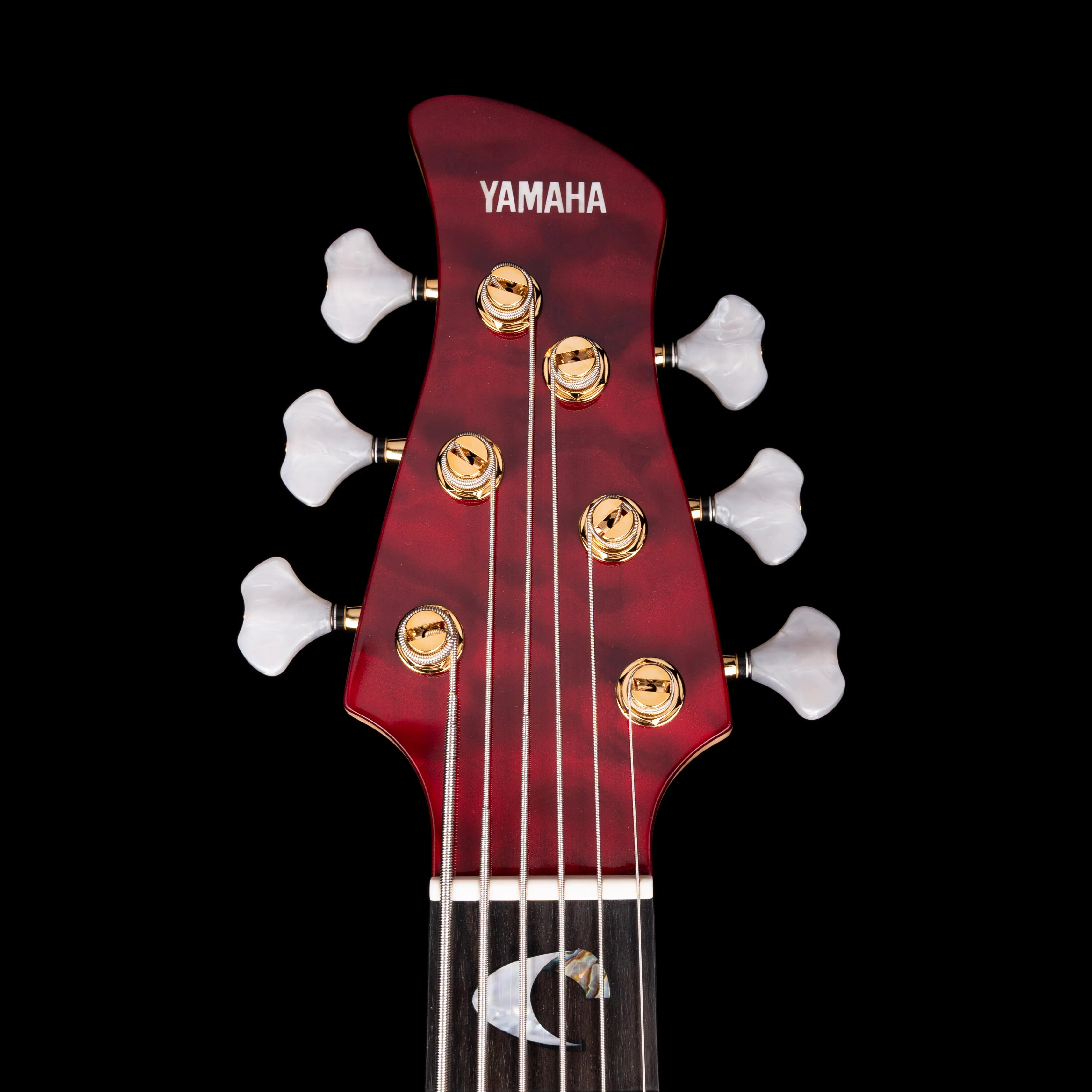 Yamaha John Patitucci TRB Signature Bass Translucent Dark Red with Case - Image 12
