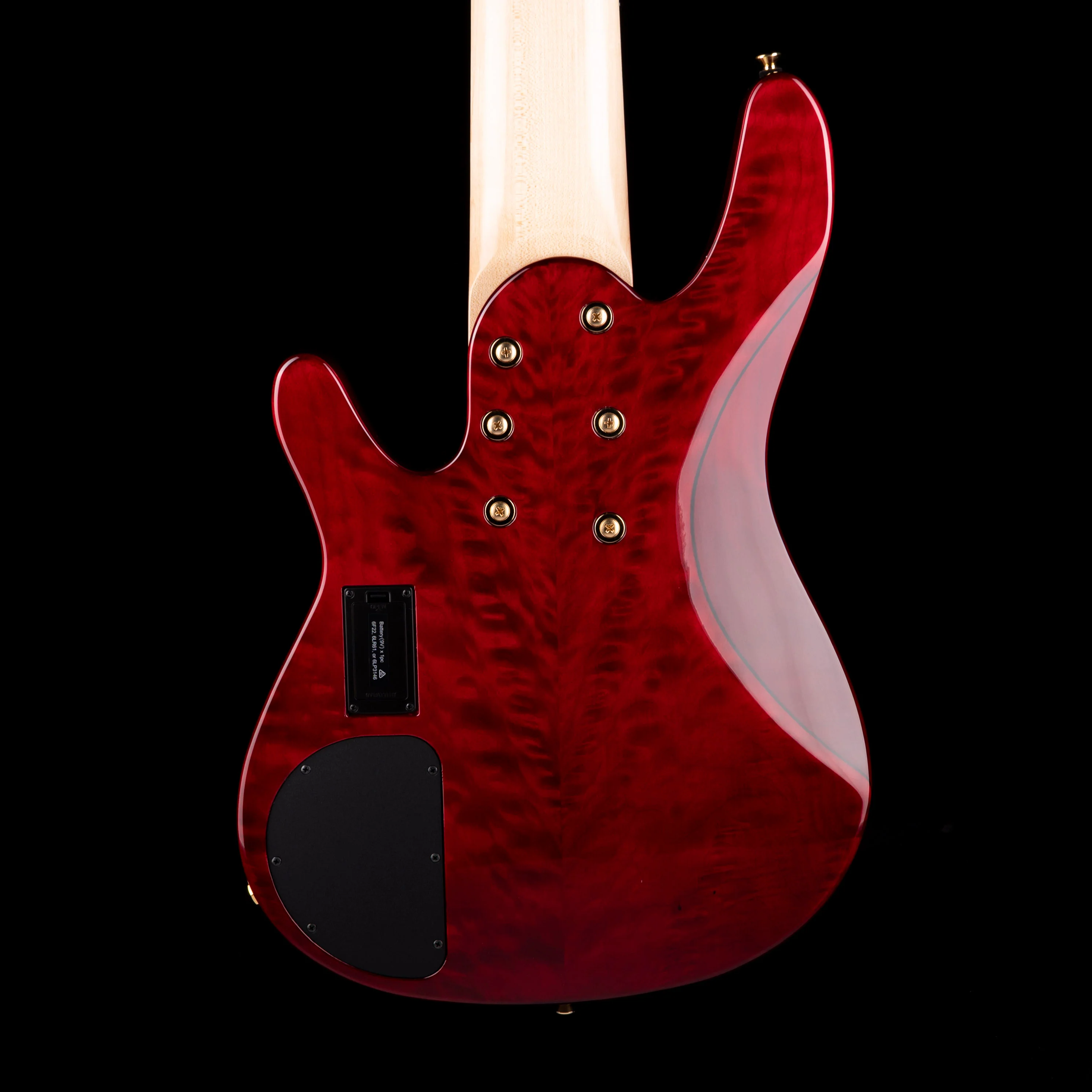 Yamaha John Patitucci TRB Signature Bass Translucent Dark Red with Case - Image 8