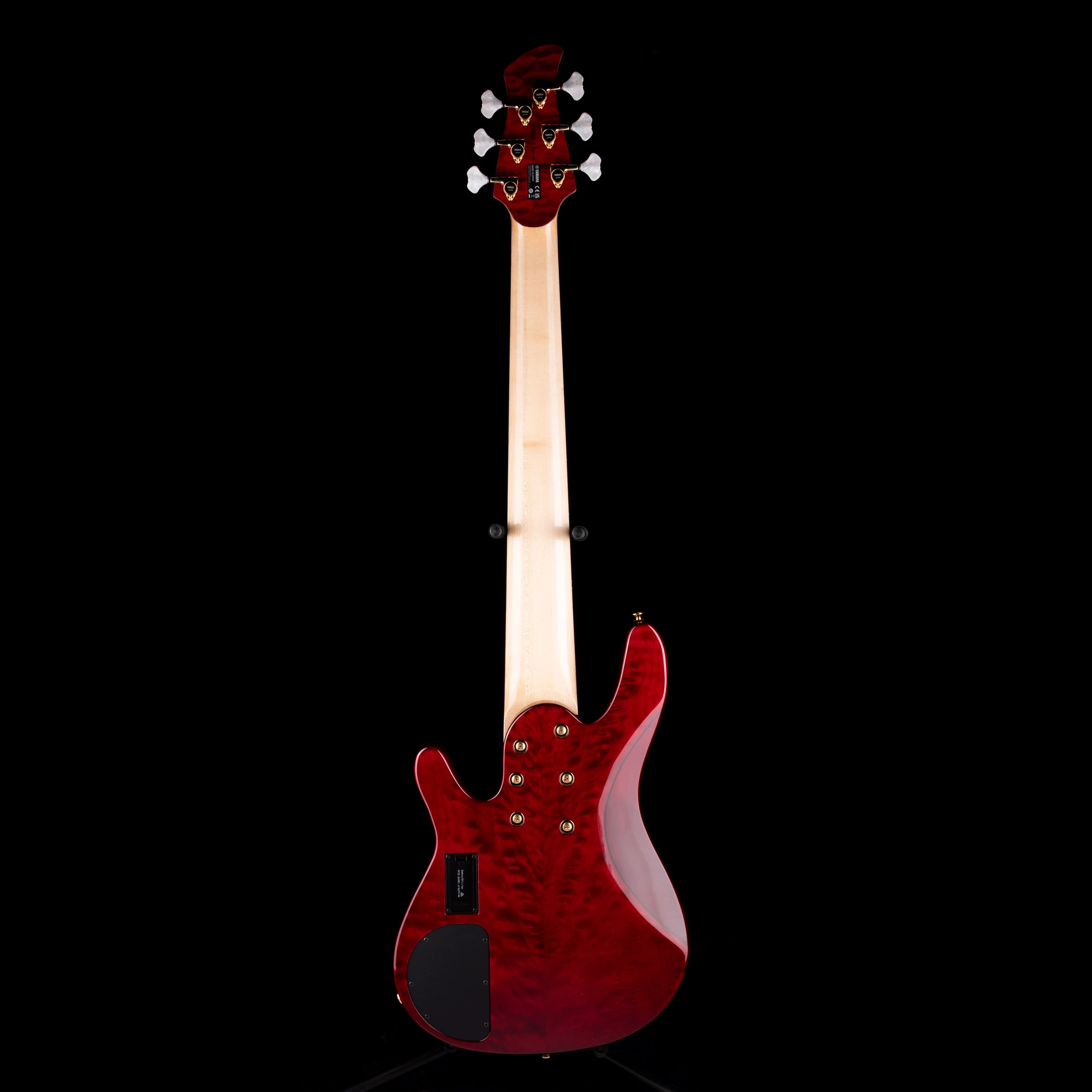 Yamaha John Patitucci TRB Signature Bass Translucent Dark Red with Case - Image 9