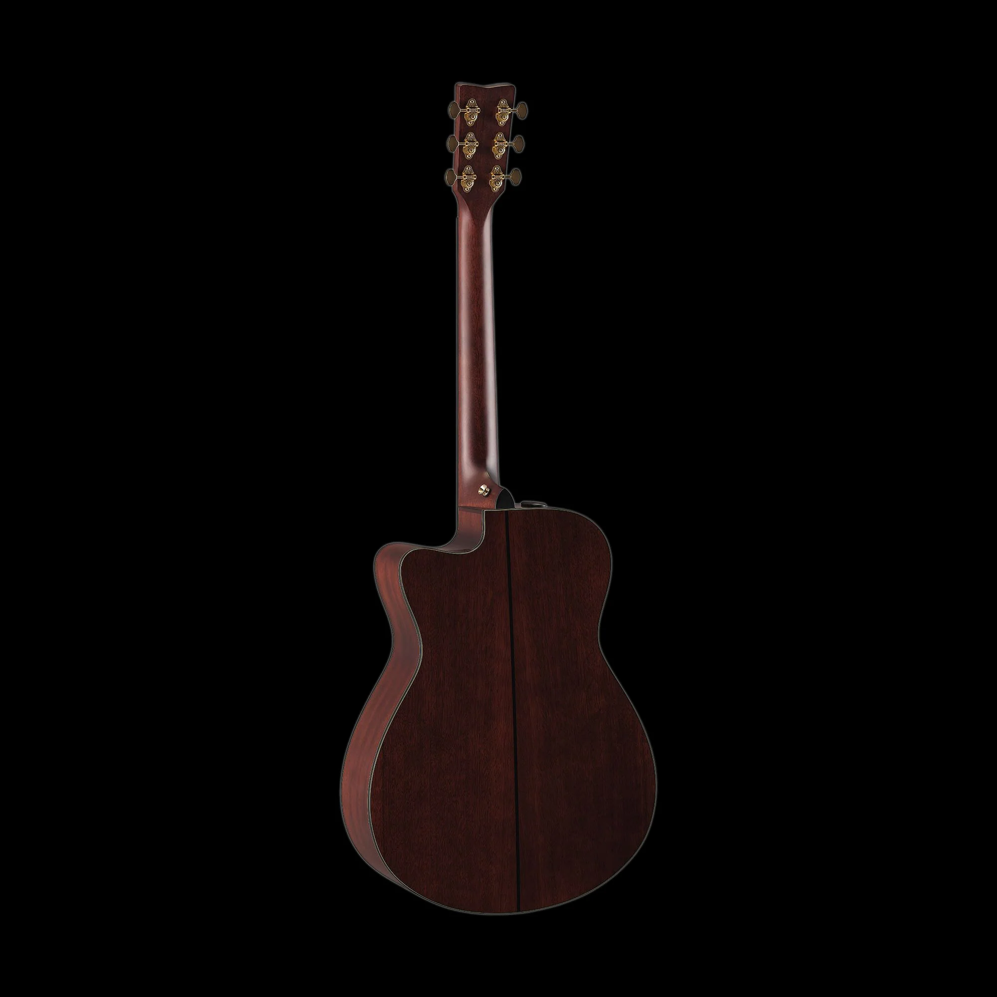 Yamaha TAS3 C TransAcoustic Concert Sand Burst Acoustic Electric Guitar with Case - Image 5