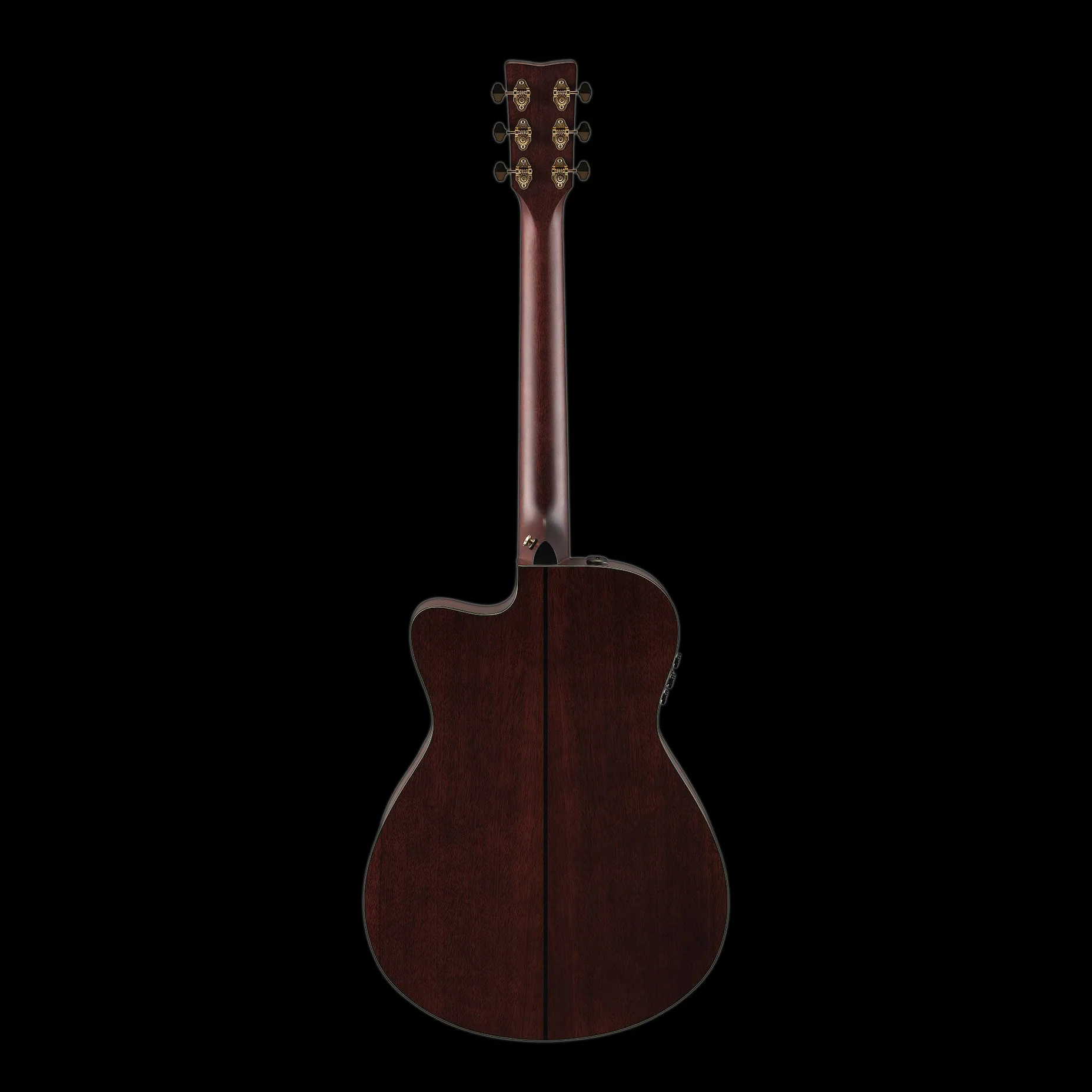 Yamaha TAS3 C TransAcoustic Concert Sand Burst Acoustic Electric Guitar with Case - Image 6