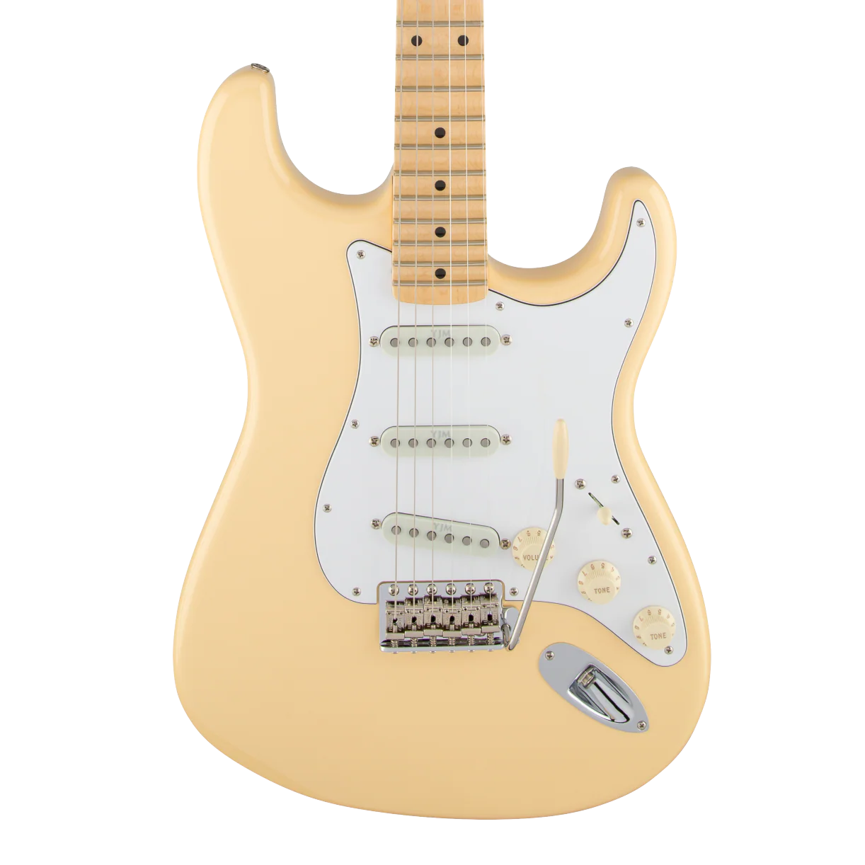 Fender Artist Series Yngwie Malmsteen Stratocaster Scalloped Maple Vintage White