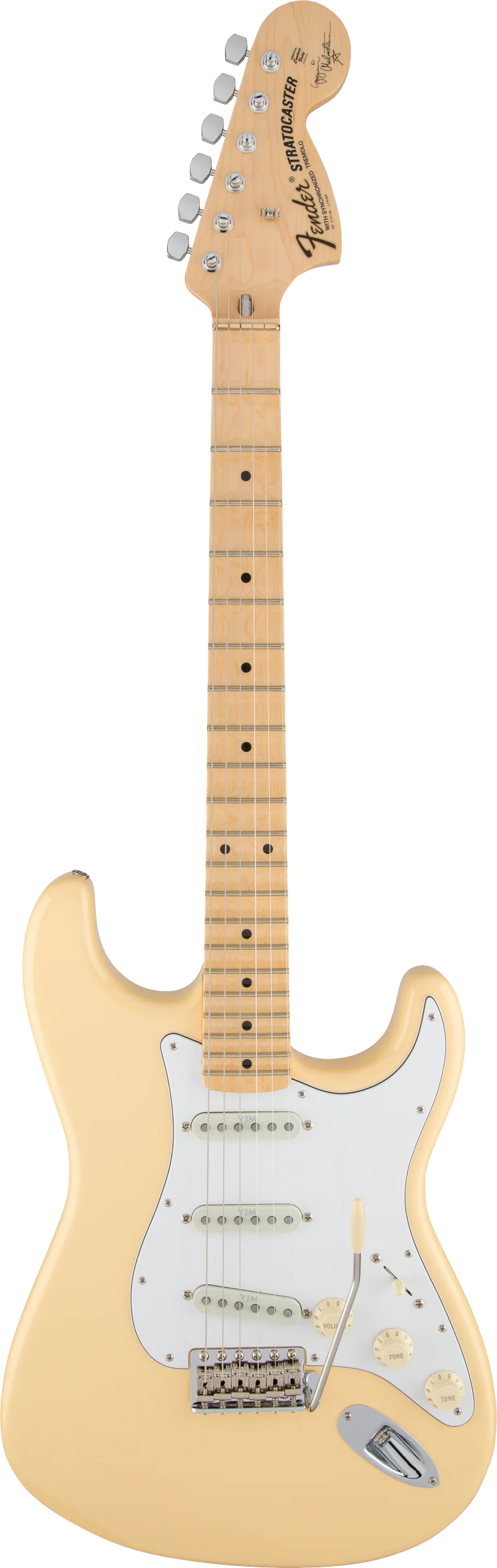 Fender Artist Series Yngwie Malmsteen Stratocaster Scalloped Maple Vintage White - Image 2