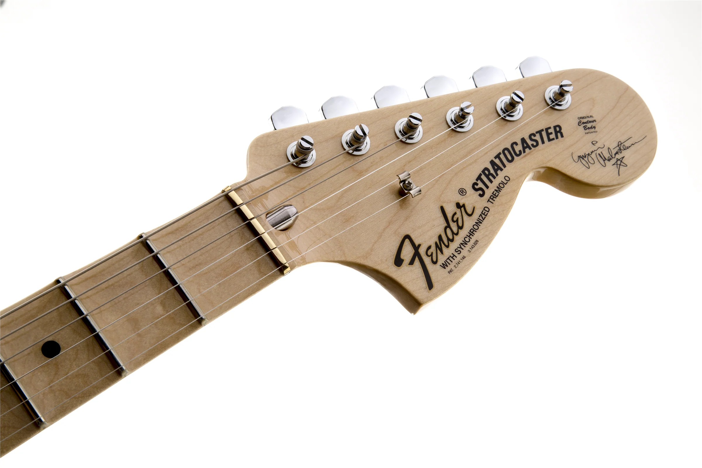 Fender Artist Series Yngwie Malmsteen Stratocaster Scalloped Maple Vintage White - Image 6
