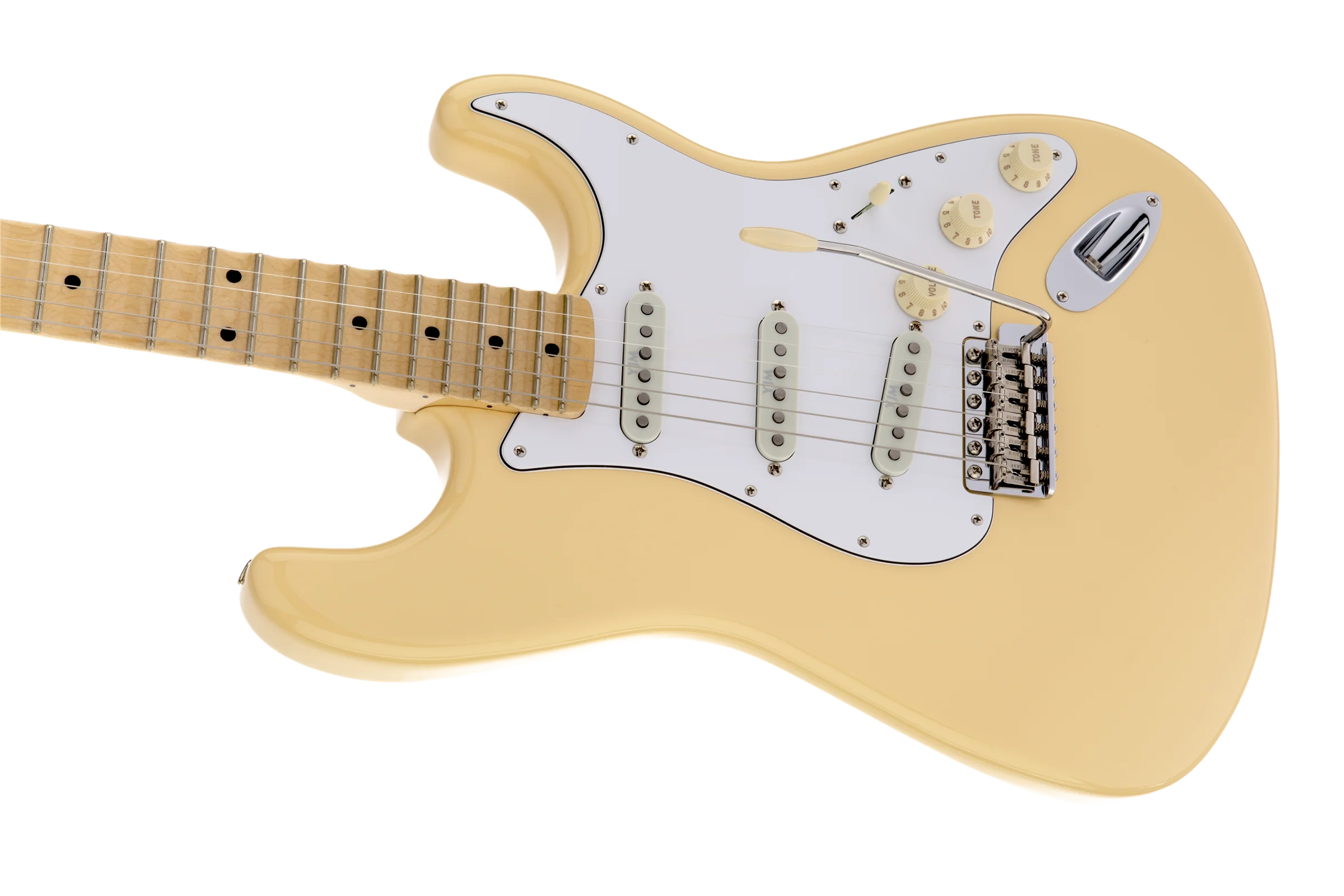 Fender Artist Series Yngwie Malmsteen Stratocaster Scalloped Maple Vintage White - Image 7