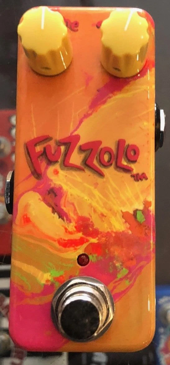 ZVex  Fuzzolo Fuzz Hand Painted Guitar Pedal NAMM 1/1 Acid Trip