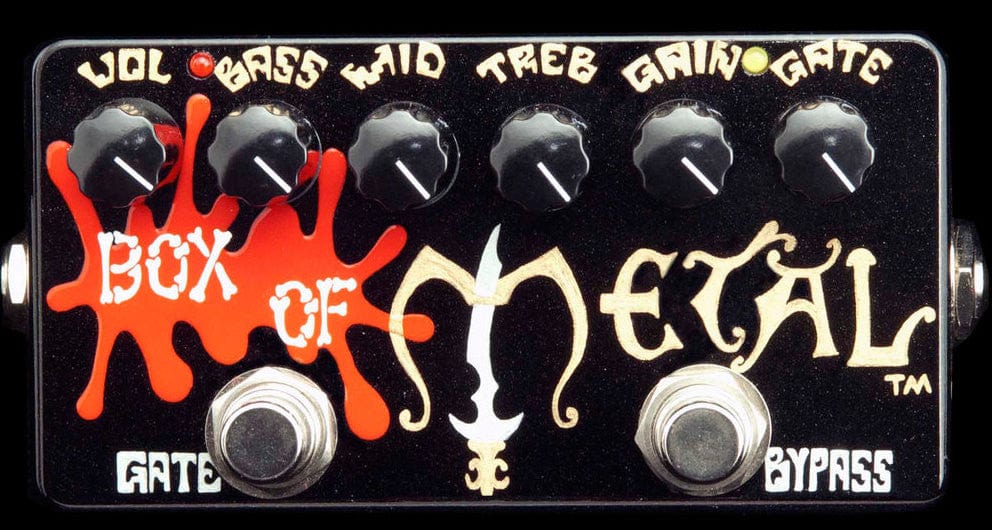 ZVex USA Made Hand Painted Box Of Metal Distortion Guitar Pedal