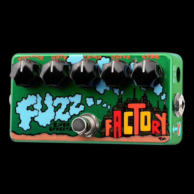 ZVex USA Made Hand Painted Fuzz Factory Fuzz Guitar Pedal - Image 2