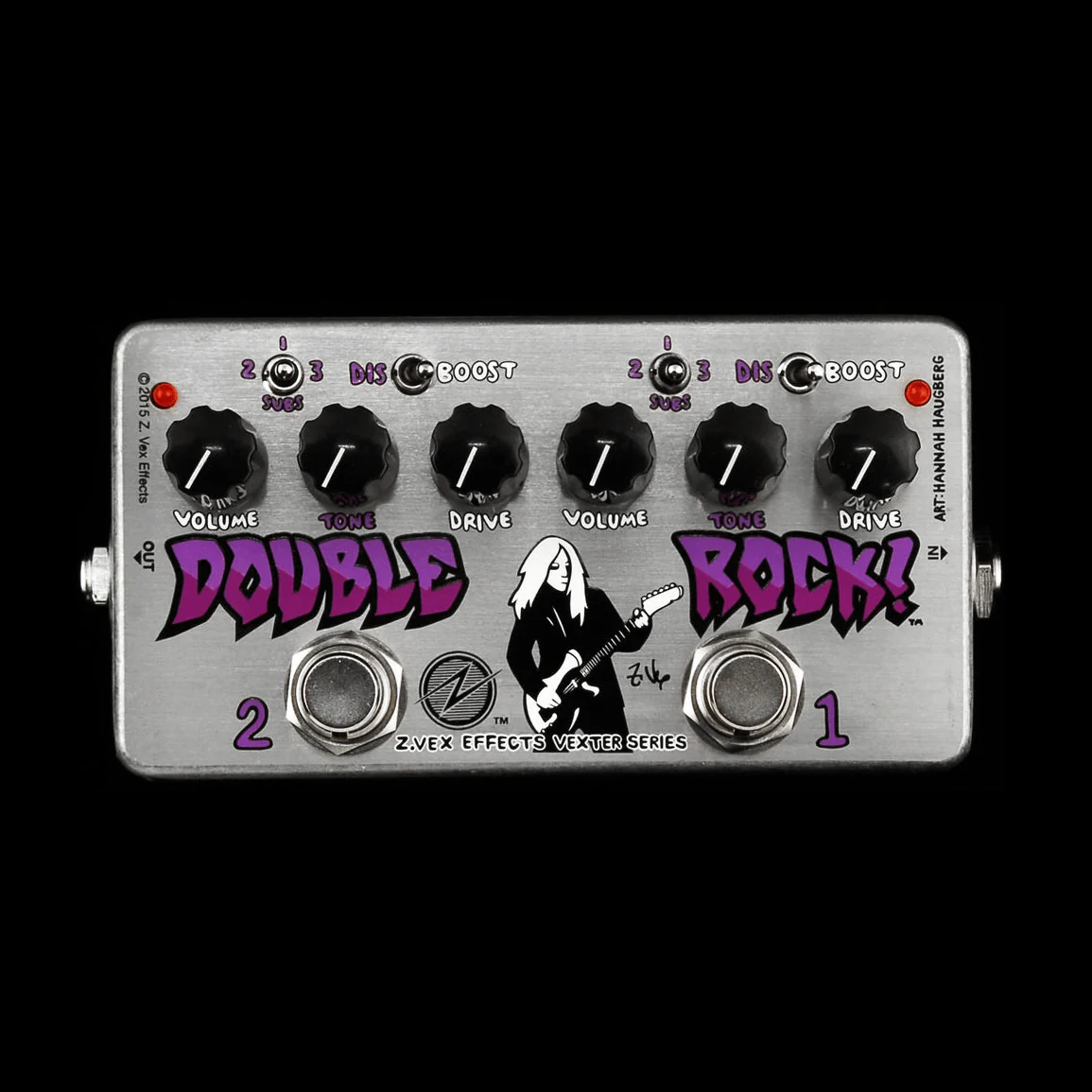 ZVex Vexter Series Double Rock Distortion Guitar Pedal