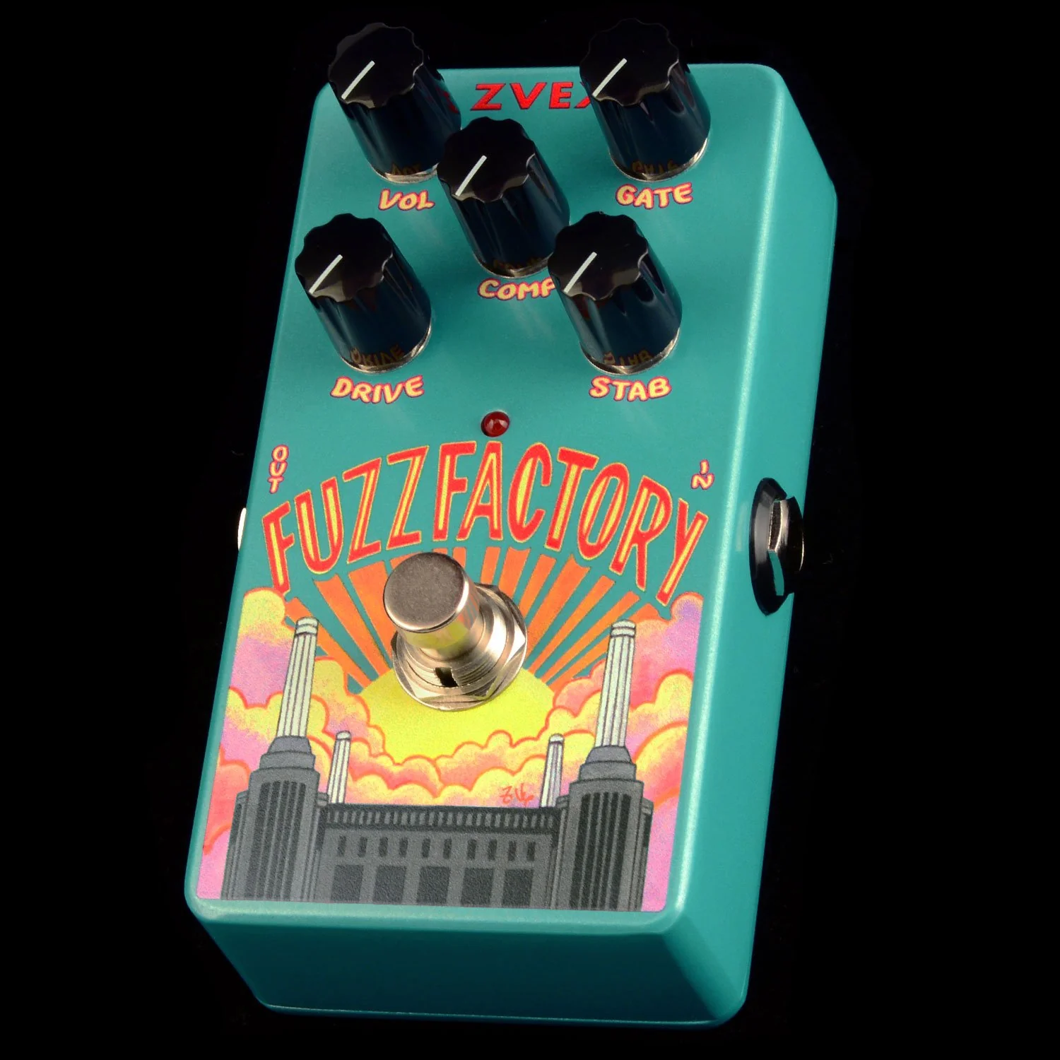 ZVex Vexter Series Fuzz Factory Vertical Fuzz Guitar Pedal - Image 2